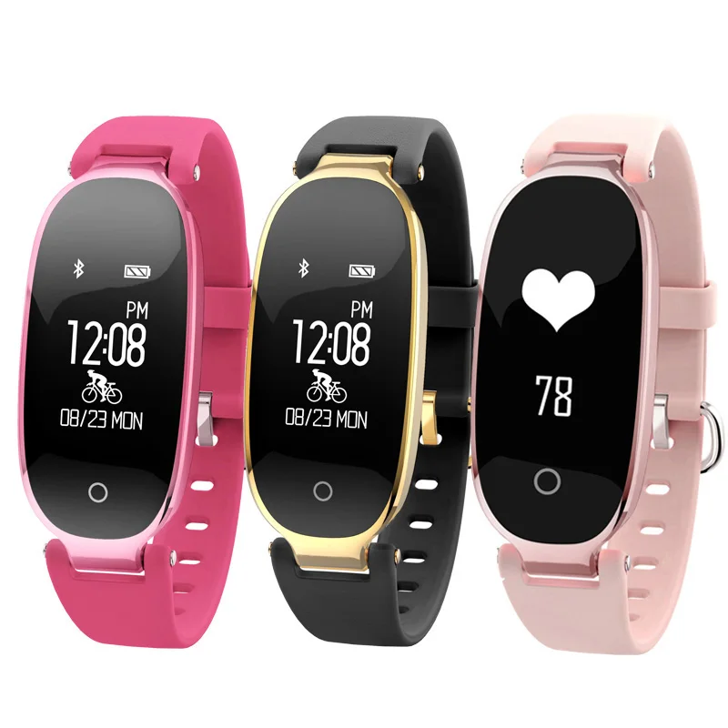 Raaavi S3 Smart Watch Women Fashion Bracelet With Heart Rate Monitor Music Control Pedometer Alarm Smartwatch for iphone Xiaomi |