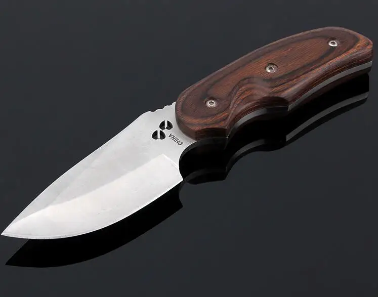 ГОРЯЧАЯ! BUCK 076 Ся Нож Охотничий Открытый Инструменты Выживания бесплатная