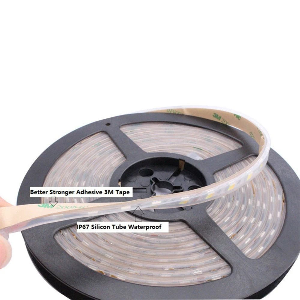 Светодиодная ленсветильник CCT Dimmable SMD 5050 5M WW CW с регулировкой температуры цвета IP67