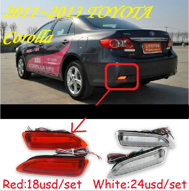 Corolla задний светильник Altis2011 ~ 2013 светодиодный Бесплатная доставка! фонарь vios camry