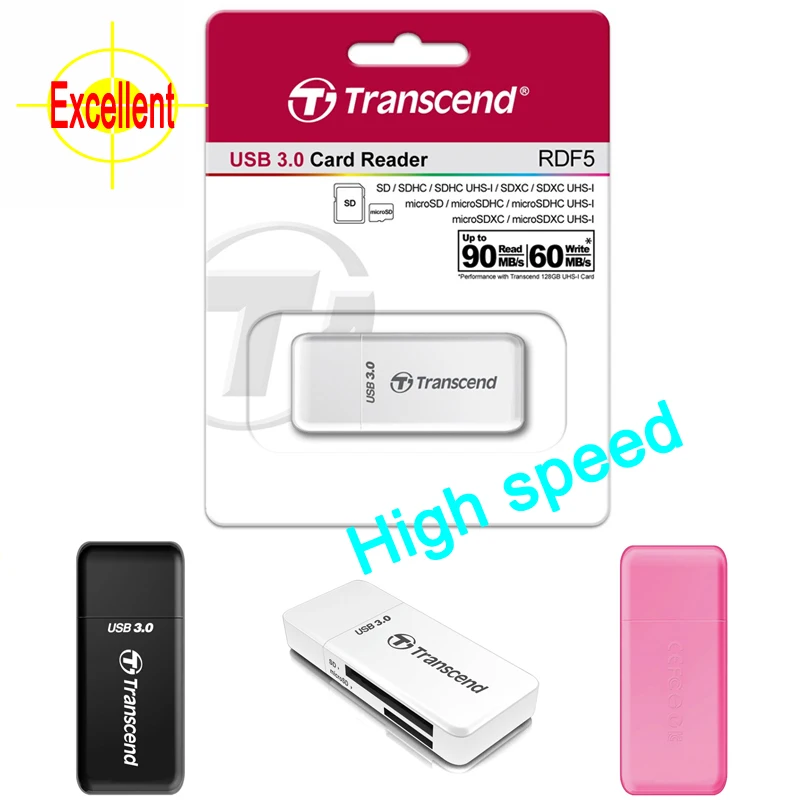 RDF5 2в1 USB 3 0 кард ридер Micro SD карта TF адаптер для SDHC/ SDXC/ microSDHC/ microSDXC /UHS I до 128 ГБ|tf card