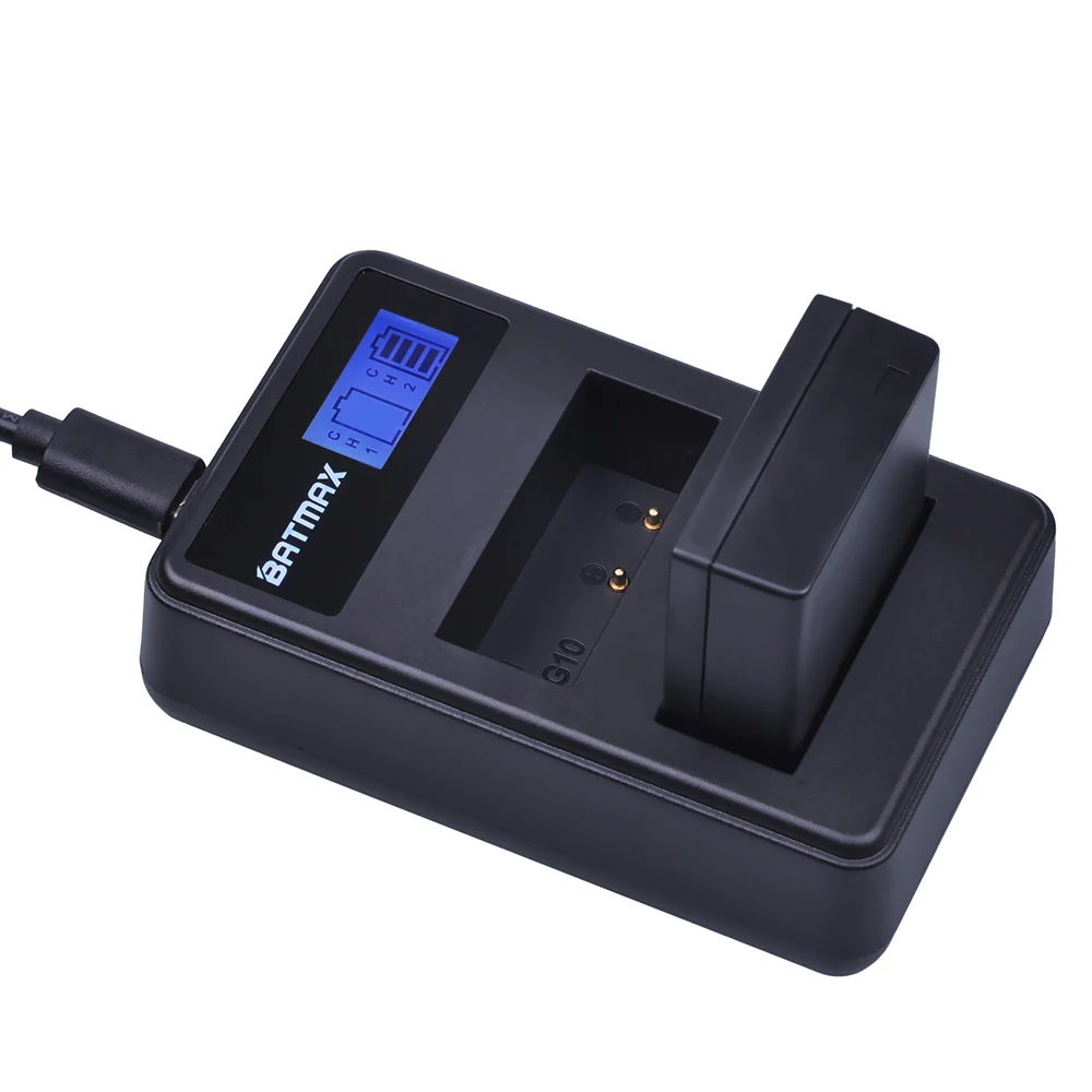 Аккумулятор Batmax 2 шт. двойное зарядное устройство USB для телефона Panasonic BLG10E BLG10GK
