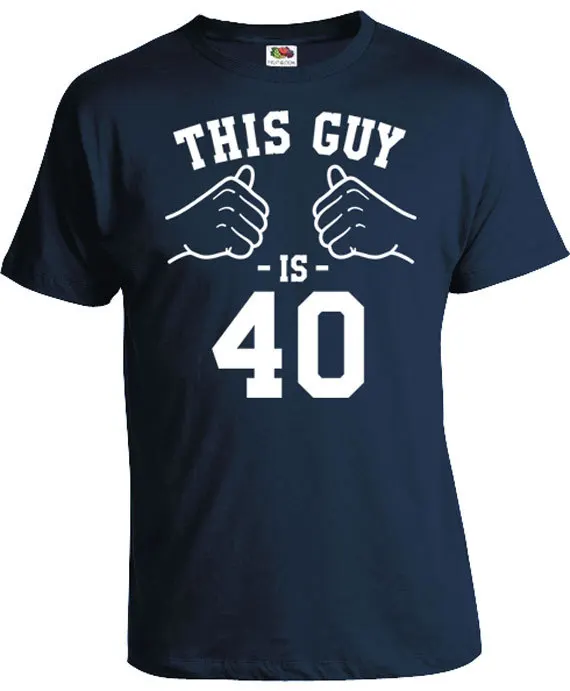 Рубашка мужская с идеями для подарков на день рождения 40 лет|40th birthday|t shirtt shirts for men