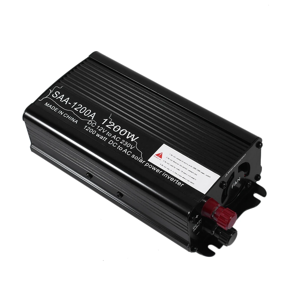 Автомобильный силовой инвертор DC 12V к AC 220 V 240 бытовой преобразователь