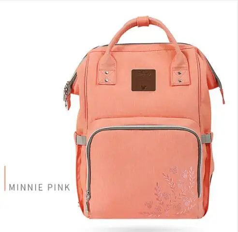 Disney Детские Пеленки сумки большой емкости Мумия Mochila Материнство подгузник коляска сумка изоляция водонепроницаемый рюкзак для путешествий - Цвет: color 10