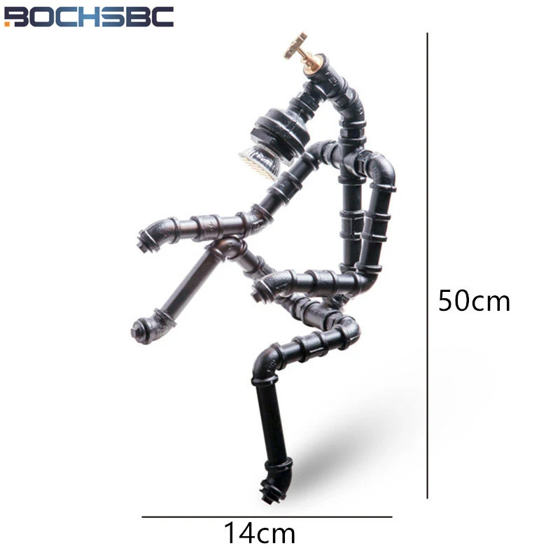 Железные настольные лампы BOCHSBC в стиле робот винтажные светодиодсветодиодный
