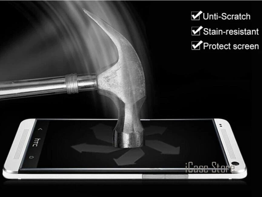 2.5D Экран протектор Закаленное Стекло для htc один M7 M8 M9 Desire 820 816 826 626 620 616 510 10 M10