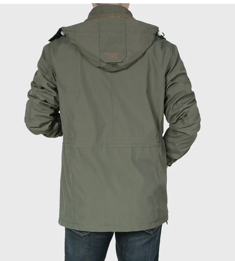 

2018 Bomber Soft Shell Jacket Men Army Jacket Breathable Windproof Raincoat Multi-pocket Waterproof Jacket Windbreaker Men Coat