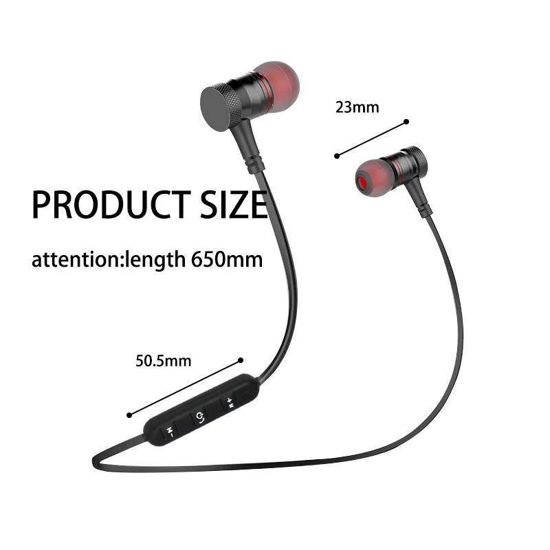 Bluetooth наушники MOONSTAR спортивные беспроводные гарнитура с микрофоном для