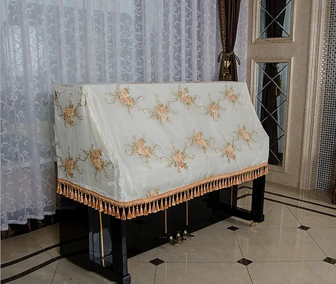 1 шт. новый кружевной чехол для пианино двухслойный тканевый кулон половинный Covver