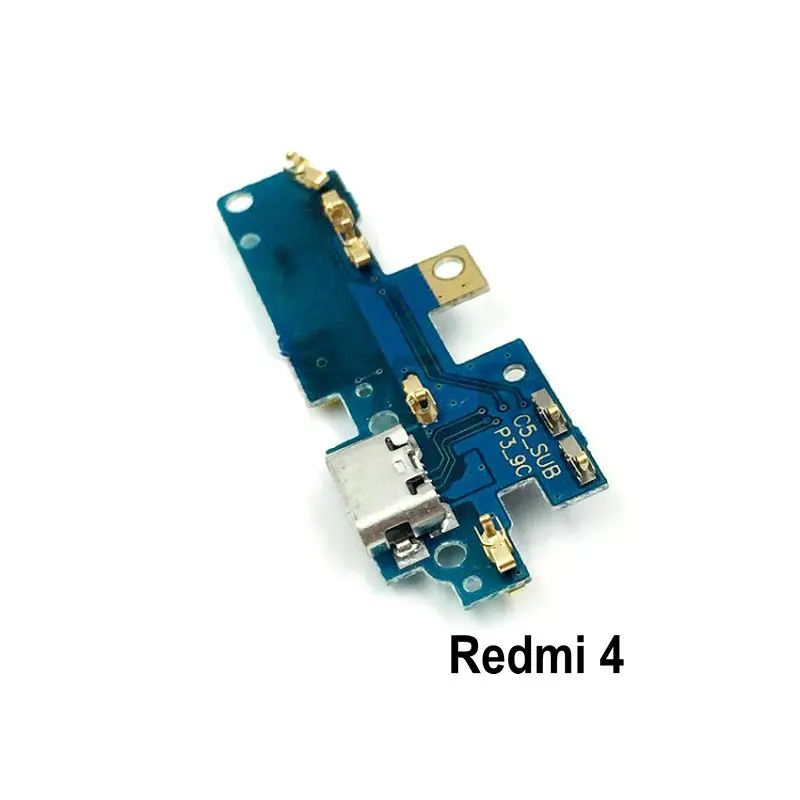 Микрофонный модуль+ USB плата с зарядным портом, гибкий Кабельный разъем, запчасти для Xiaomi Redmi 4 4Pro 4A 4X, замена