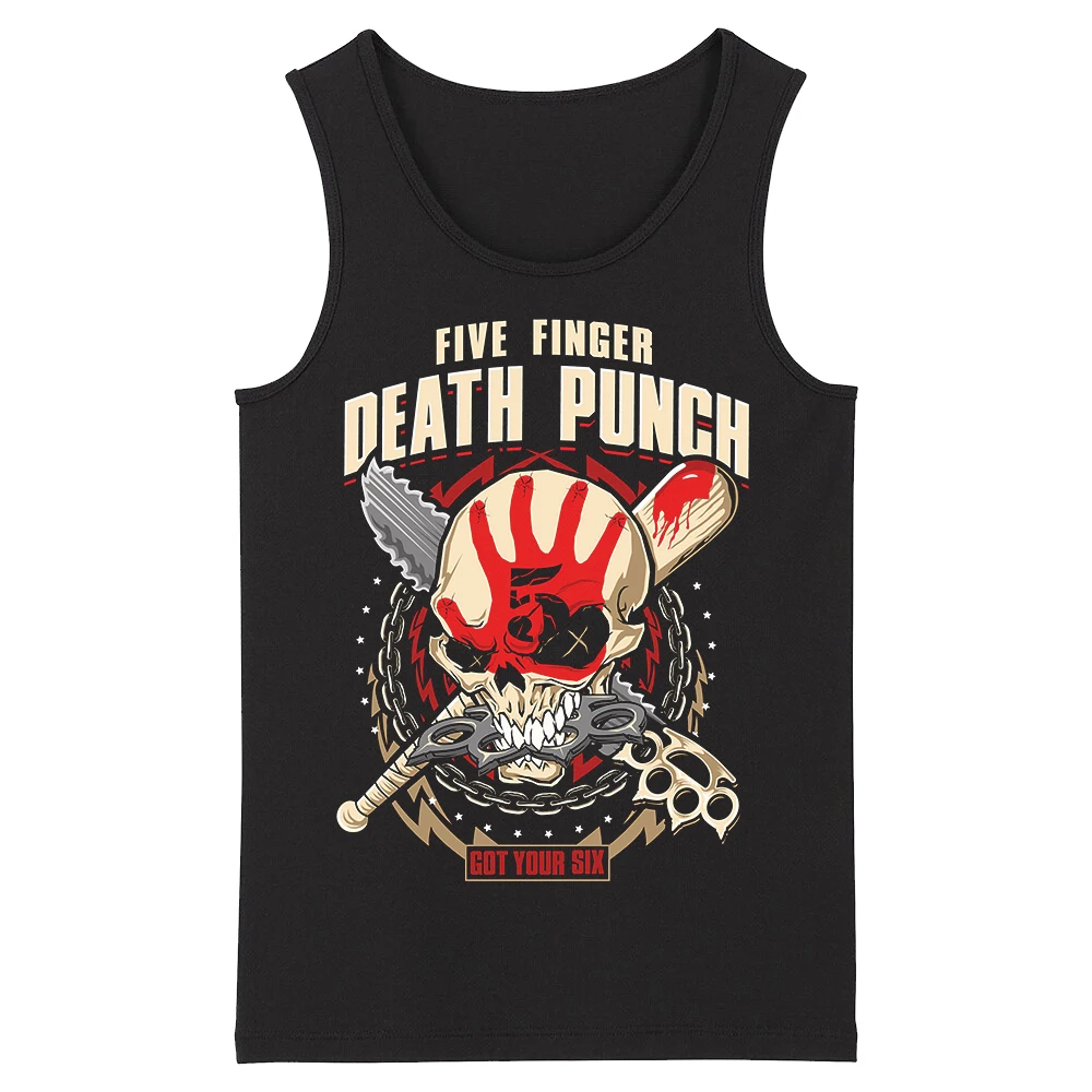 Todhoof Five Finger Death Punch Grindcore Альтернативная металлическая Deathcore тяжелый металлический мужской топ Азиатский размер