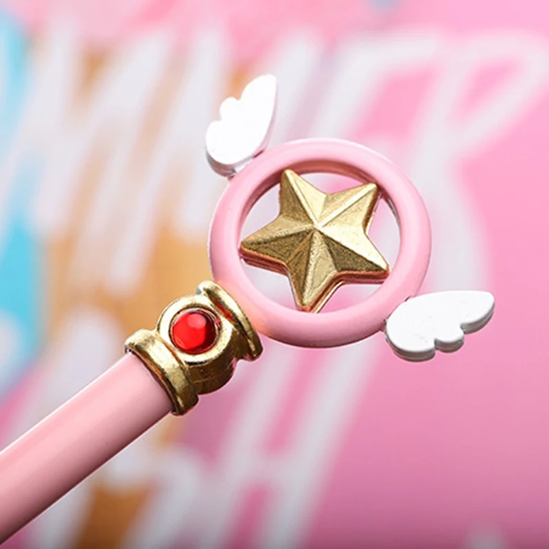 1 шт. милая розовая ручка аниме звезда популярная Cardcaptor Sakura Star Key Шариковая