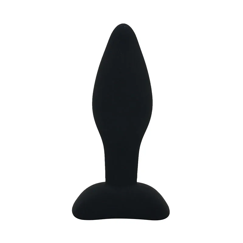 Черная мягкая силиконовая Анальная пробка сексуальные анальные игрушки для