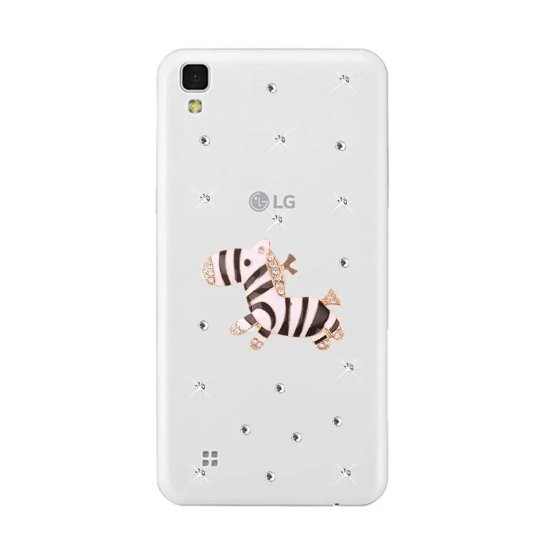 Для LG X power Case K220ds 2 M320 Чехлы новый любовный узор Стразы прозрачный чехол Funda Capa для 3