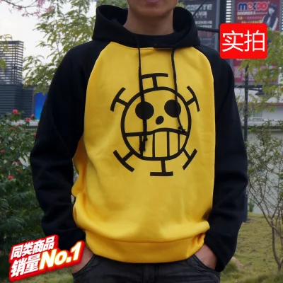 Японская аниме цельный худи Trafalgar Law косплей костюм пальто весна осень толстовка