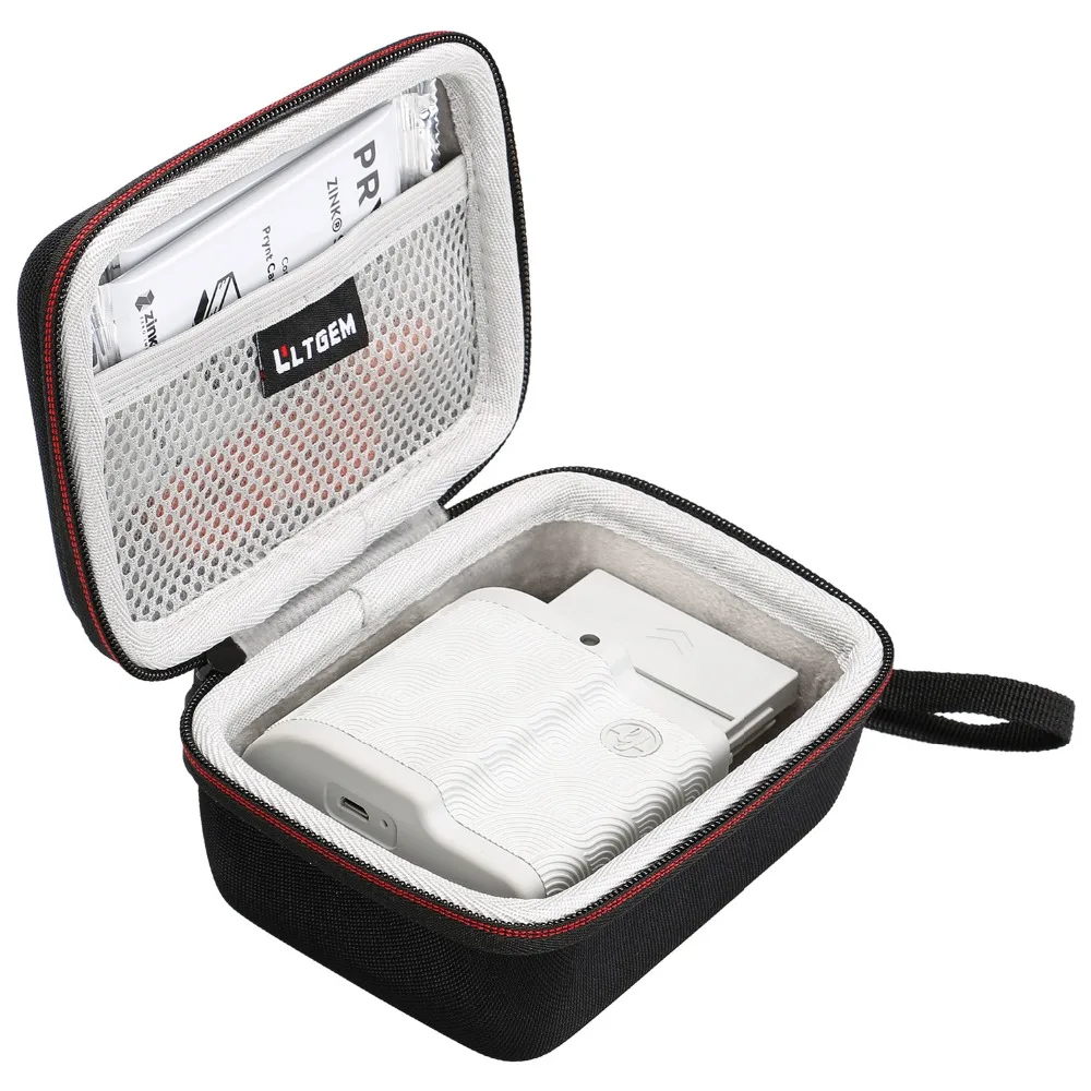 Жесткий чехол LTGEM EVA для карманного мгновенного фото принтера для iPhone-Дорожная Защитная сумка для хранения Жесткий чехол LTGEM EVA для карманного мгновенного фото принтера для iPhone-Дорожная Защитная сумка для хранения