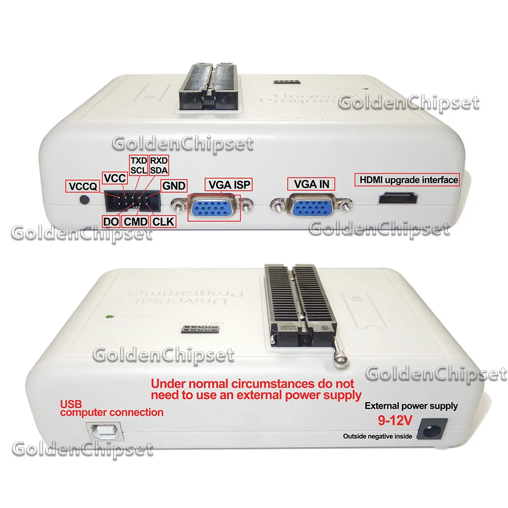 100% оригинальный новый RT809H универсальный программатор EMMC Nand FLASH USB + 44