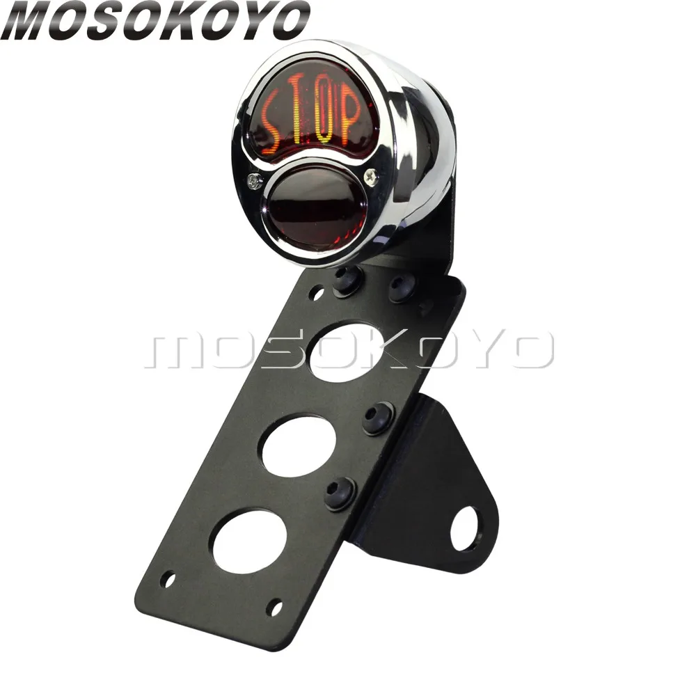 Винтажный Ретро Стоп задний фонарь 3/4 &quotоси Боковое крепление номерные знаки