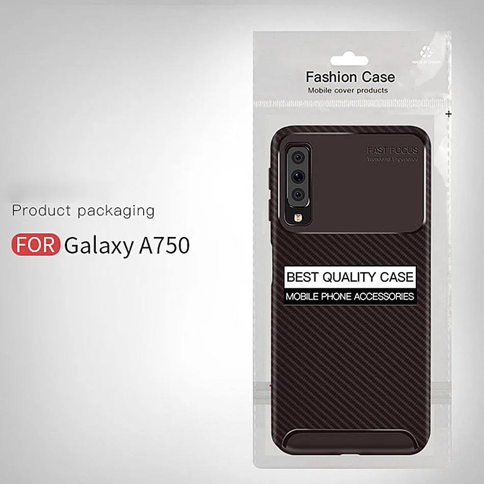 Case For Samsung A8 A530 Silicone Cover Back Shell Carbon Fiber ShockProof TPU Case For Samsung Galaxy A8 Plus A730 A8