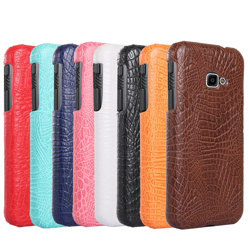 Чехол бампер из крокодиловой кожи для Samsung Galaxy Xcover 4 Xcover4 SM G390W G390F Жесткий рамка