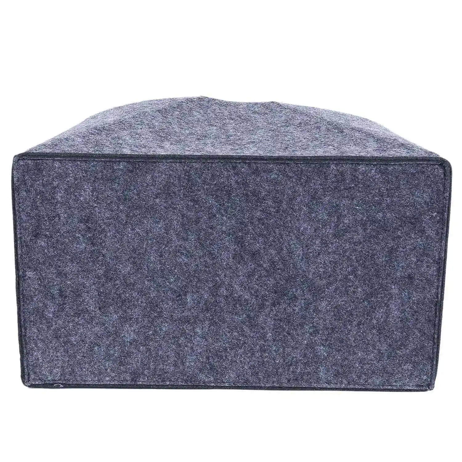 2 pieces felt basket for firewood oval shape with two handles anthracite 39 x 22 27.5 cmd | Дом и сад