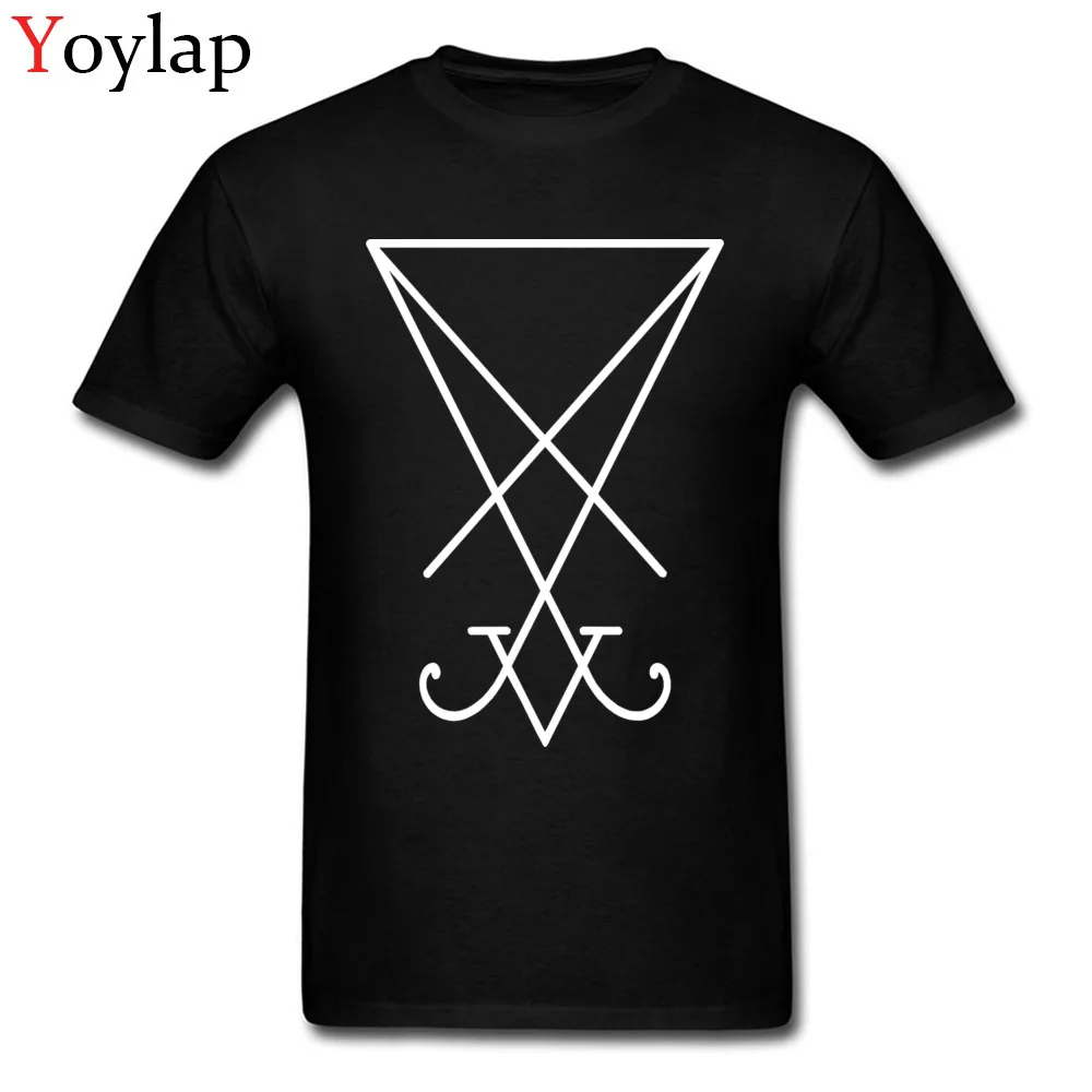 Повседневная мужская футболка Sigil из Люцифера белая скидка летние хлопковые Топы