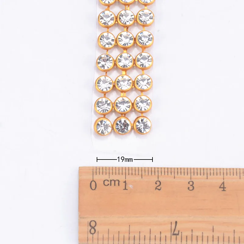 Стразы отделка 6 мм большой размер прозрачная кристальная сетка