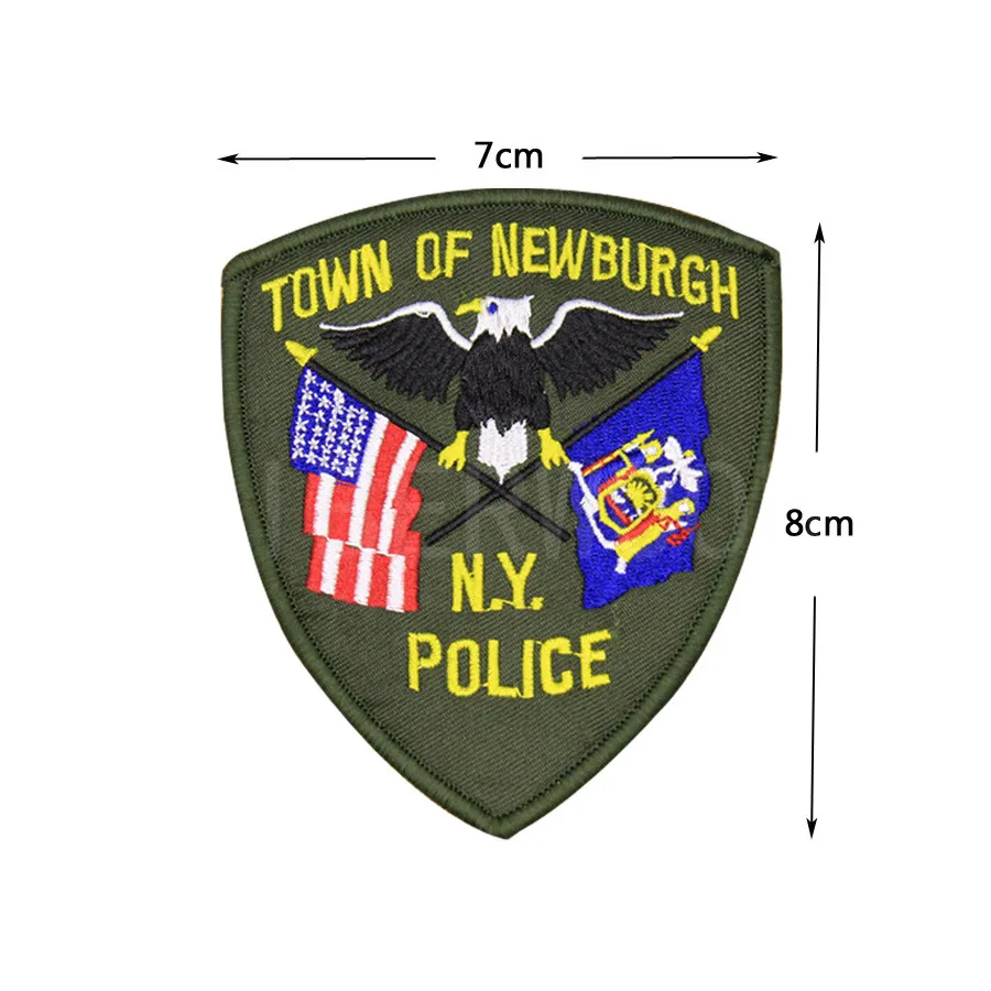 Нью-Йоркская полиция Sheriff Town of newпп нашивки США Орел вышитый тактический армейский значок для одежды на липучке