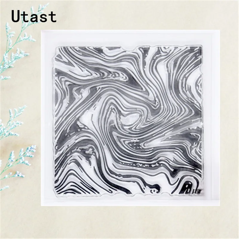 Прозрачные силиконовые штампы с изображением гор/прозрачный резиновый штамп для