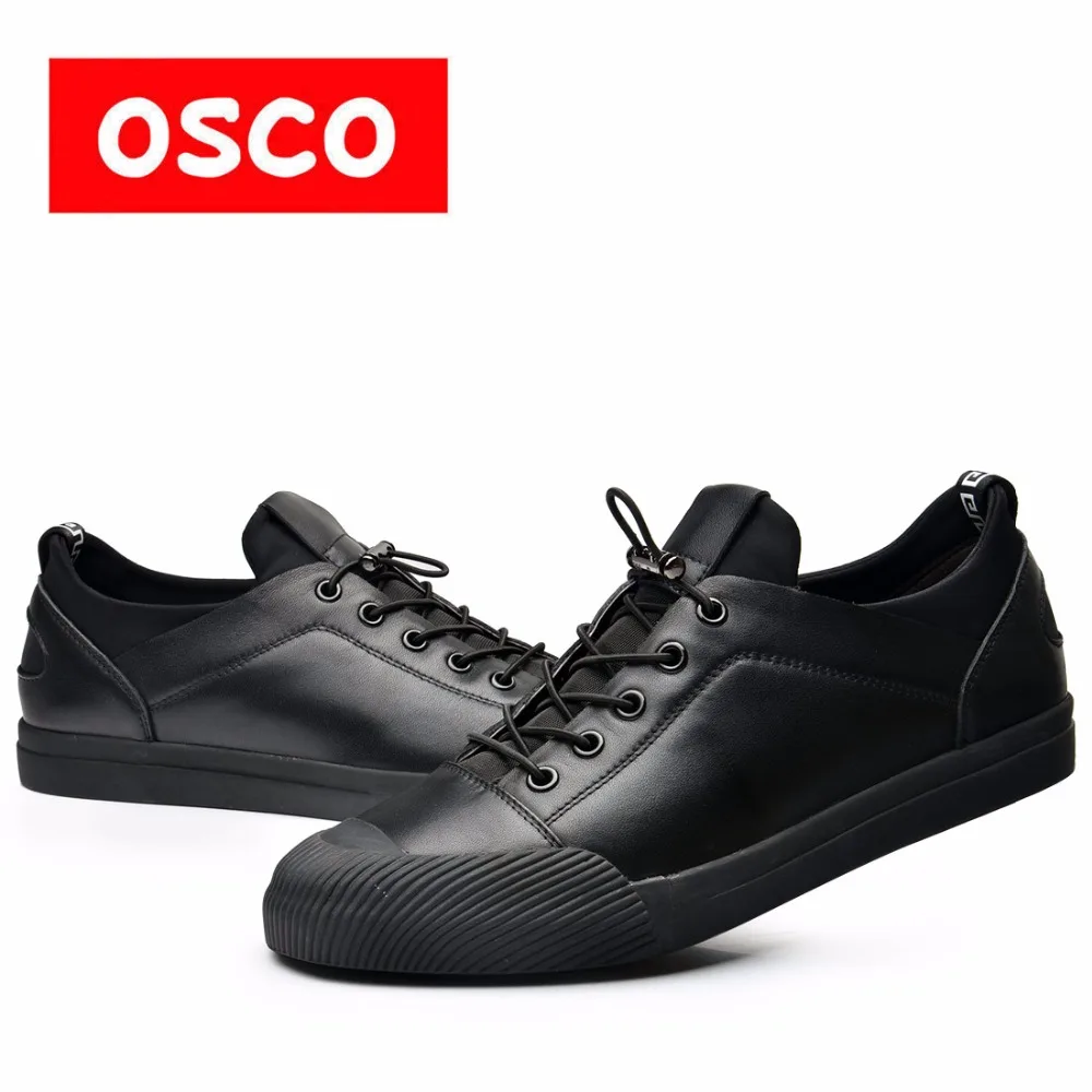OSCO/Заводская прямая Всесезонная Новая мужская обувь из коровьей кожи модные