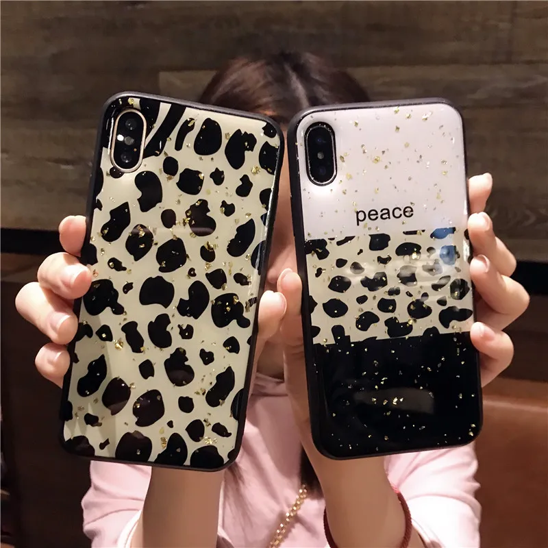 Роскошный блестящий чехол для телефона из золотой фольги для iPhone X XS Max XR 7 8 6 6S Plus TPU Coque Cover Capa для iPhone 7X8 блестящий чехол Fundas