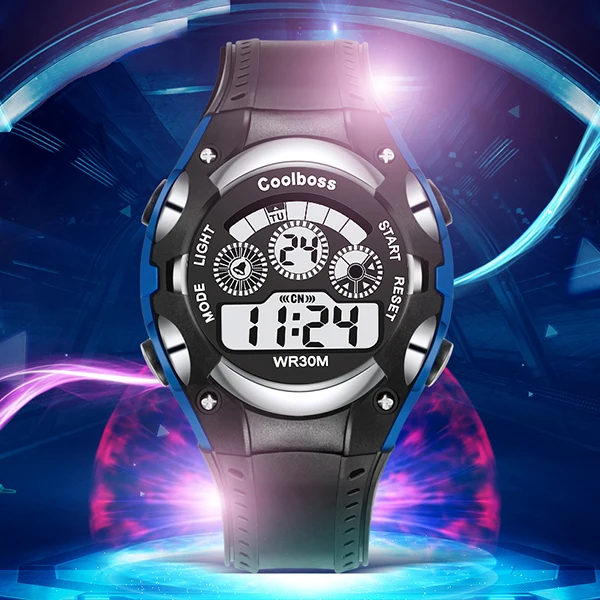 Модные спортивные часы детские для мальчиков студентов электронные