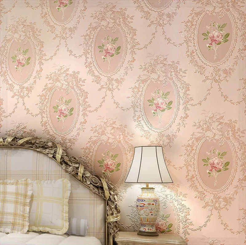 American Vintage Rustic Wall Art Non woven Wallpaper Sofa Background Green Wallpapers Design Modern Textured Paper Roll 10M |