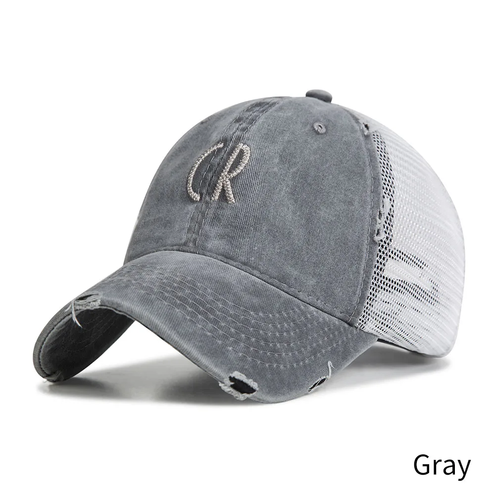 Snapback кепки для женщин и мужчин облегающие шляпы потертые джинсовые женские повседневные Casquette - Цвет: 3