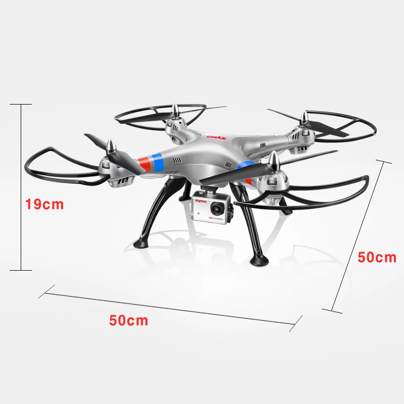 SYMA официальный Дрон X8G с камерой HD широкий угол 2 4G 4 канала 6 осей 8 Мп вращающийся