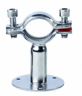 63 мм 2 5 дюйма зажим для трубы из нержавеющей стали кронштейн с базовой пластиной