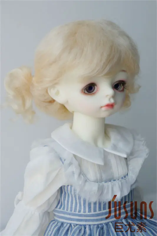 JD294 1/3 23-25 см SD мохер BJD парики детский твинхвост парик мохера 9-10 дюймов кукла парики модные аксессуары куклы