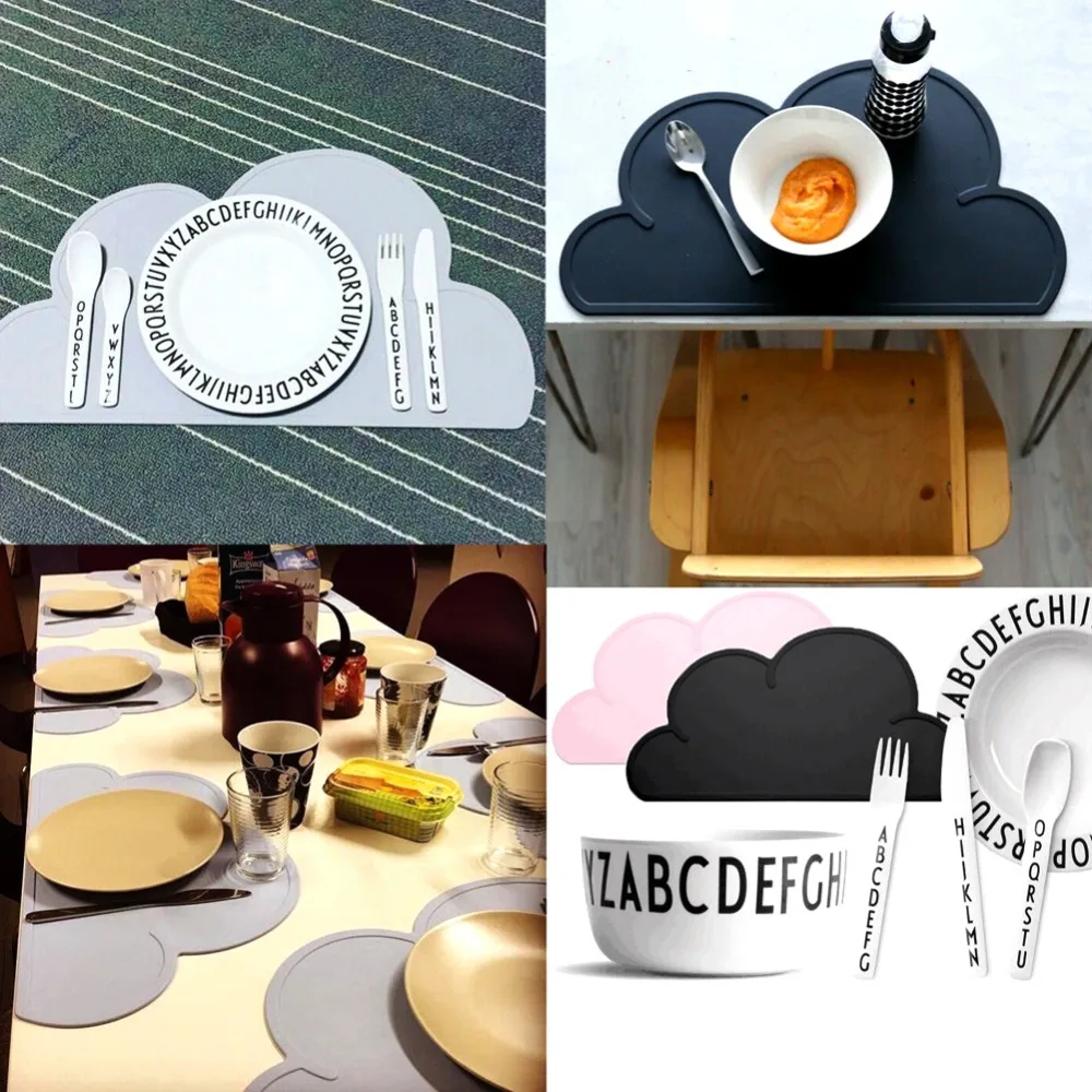 Водонепроницаемая салфетка пищевой силиконовый коврик для бара детский в форме