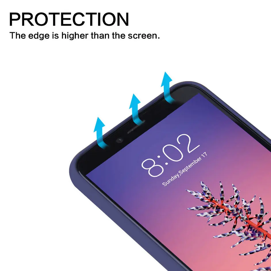 For Huawei Y7(2018)/Y7 Prime(2018)/Y7 Pro(2018)/Nova 2 Lite Case Premium Solid Color Silicone TPU Soft Phone Cover 5.99inch |