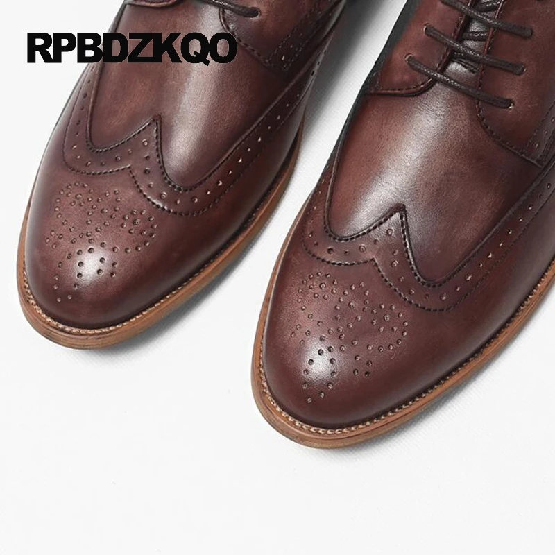 черный законцовка загар Круглый носок обувь грубый башмак 2017 дерби офис платье