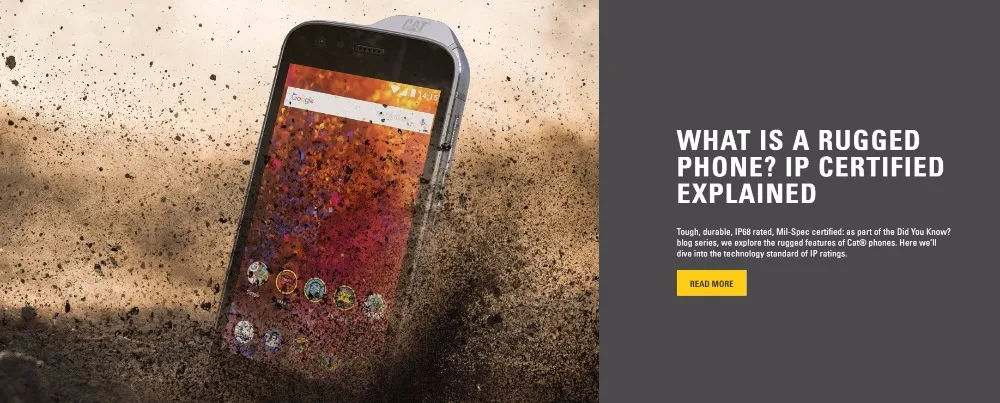 CAT S61 водонепроницаемый мобильный телефон Android 8,0 5,2 ''FHD+ Восьмиядерный 4 Гб+ 64 Гб 16 МП 4500 мАч Snapdragon 630 смартфон