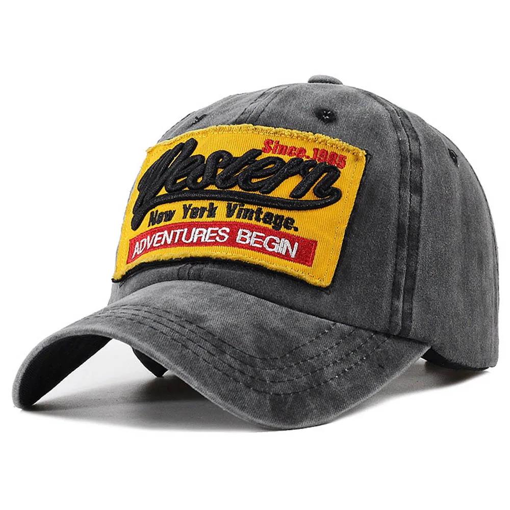 Black Baseball Cap FS Зимняя кепка, уличная бейсболка с вышитыми буквами, винтажная бейсболка для мужчин и женщин, Кепка-Дальнобойщик, хлопковые шапки, красные, желтые, Gorra Hombre - Цвет: Black Baseball Cap