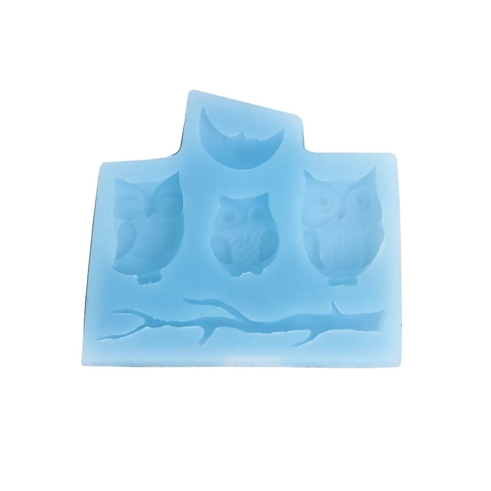 Сова Форма силиконовые формы Fondant (сахарная) для пирожных Сделай Сам декоративное