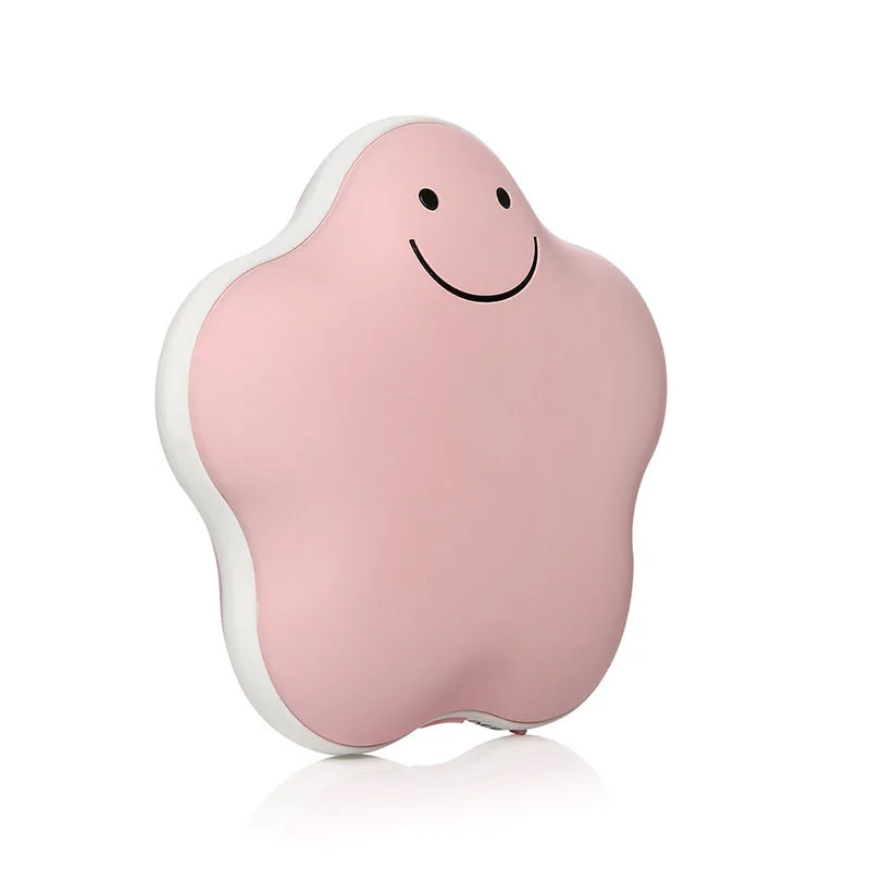 Cute Lucky Star USB Hand Warmer Portable Mini Rechargeable 3600mAh Mobile Power Bank External Charger for Cell Phones | Мобильные