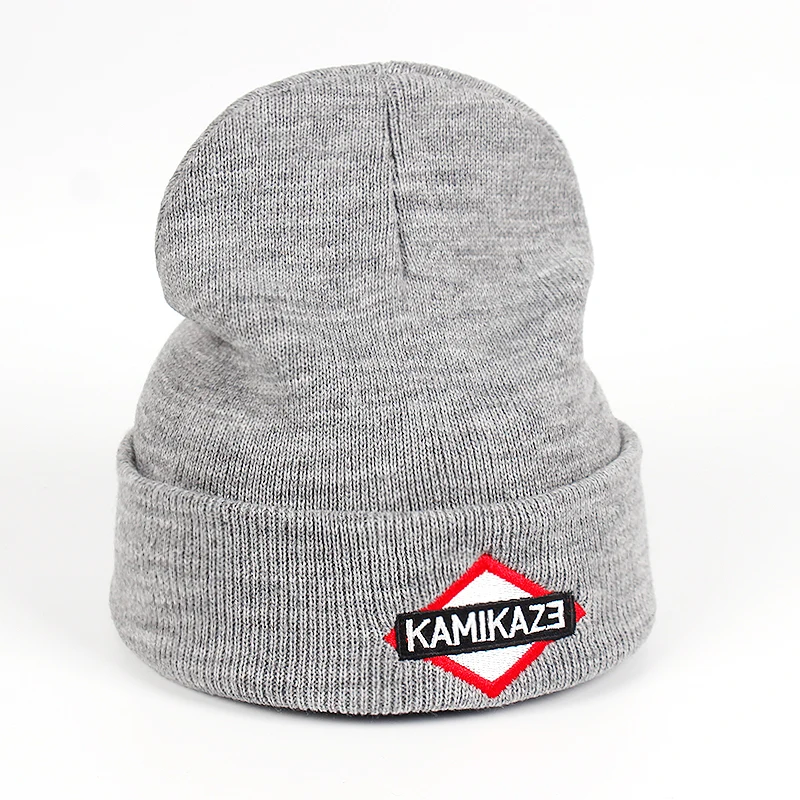 Eminem Новинка альбом Kamikaze вязаная шапка шапки эластичные брендовые вышитые шапочки теплые зимние Skullies& лыжные шапочки