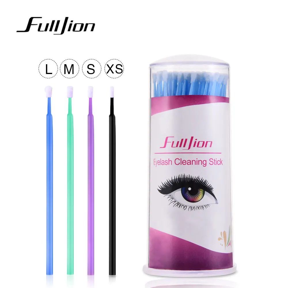 100 шт./лот наращивание ресниц тампон микро щеточки Одноразовые индивидуальные