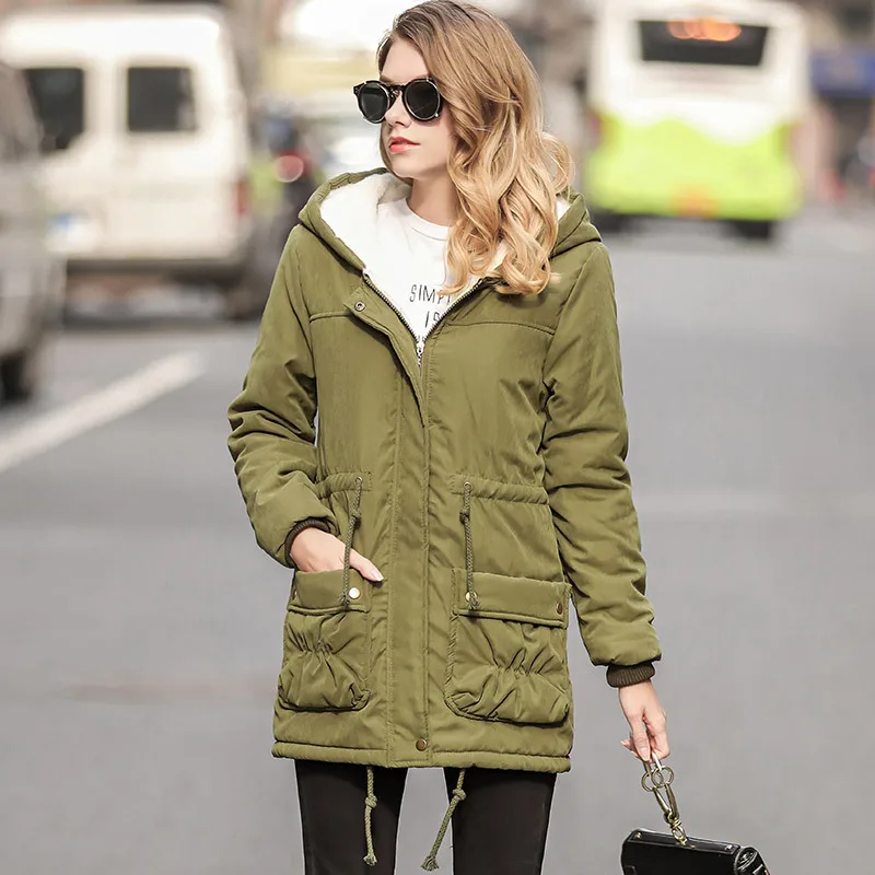 Winter Long Coat Women Clothes 2018 Ladies Hooded Thicken Warm Casaco Feminino Cashmere Parkas Mujer Jacket Manteau Femme Hiver | Женская