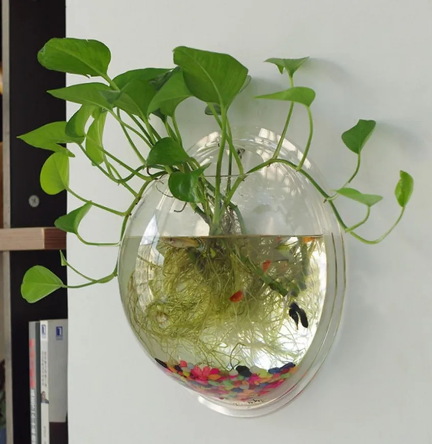 Настенный подвесной горшок миска для аквариума аквариум высокого качества