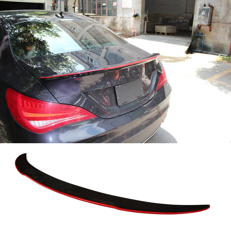 

Red line F Style Carbon fiber Trunks Boot Spoiler Fit For Benz CLA-Class W117